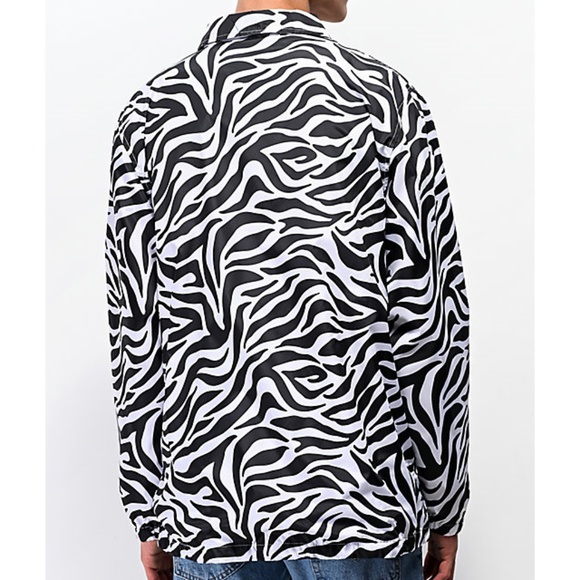 Salem 7 Zebra Coaches Jacket NWT - Picture 2 of 8